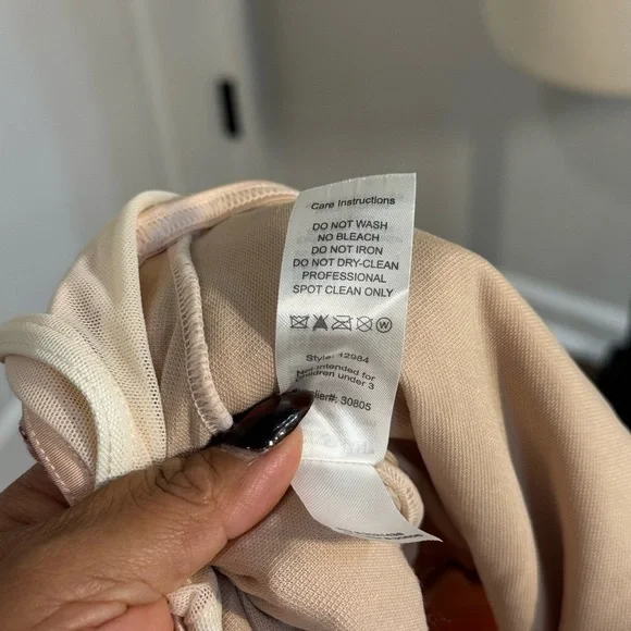 Weissman Pink and Cream Formal Kids Dress - Picture 12 of 12